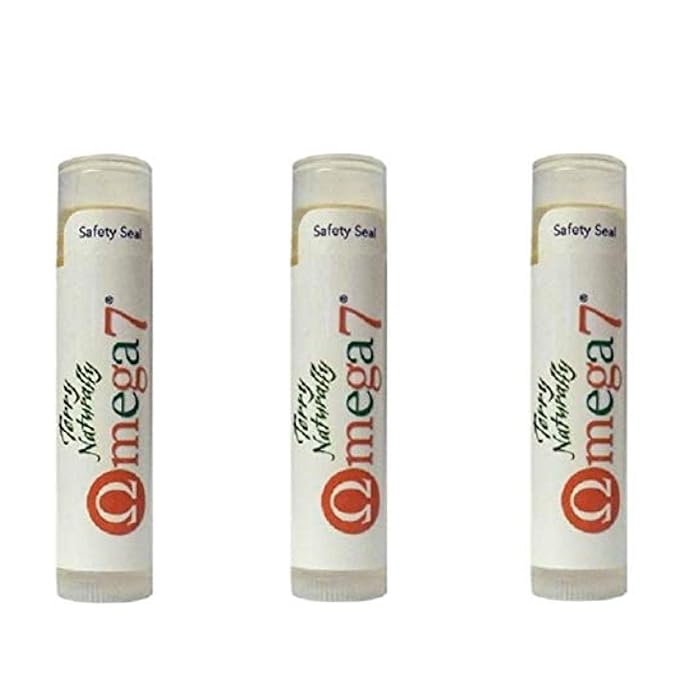 Terry Naturally Omega7 Lip Balm - 0.15 Oz, Pack of 3