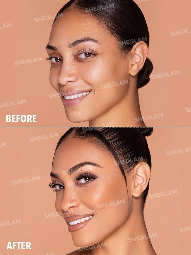SHEGLAM Sunside Bronzer Powder Contour Long Wear Evenly Pigmented Neutral Warm Tone Sculpting Natural Matte Contour & Bronzer Face Makeup-Midsummer