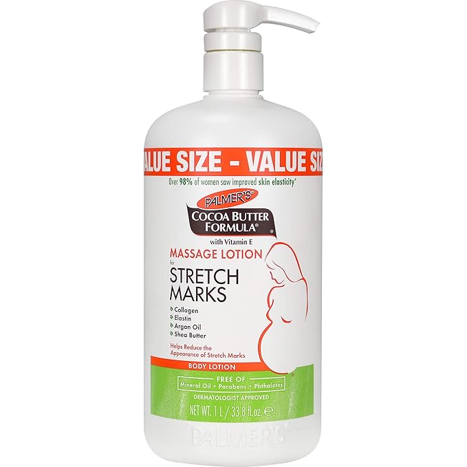 Palmer's Cocoa Butter Formula Massage Lotion For Stretch Marks, Pregnancy Skin Care & Cocoa Butter Formula Soothing Oil with Vitamin E, Dry, Itchy Skin Relief