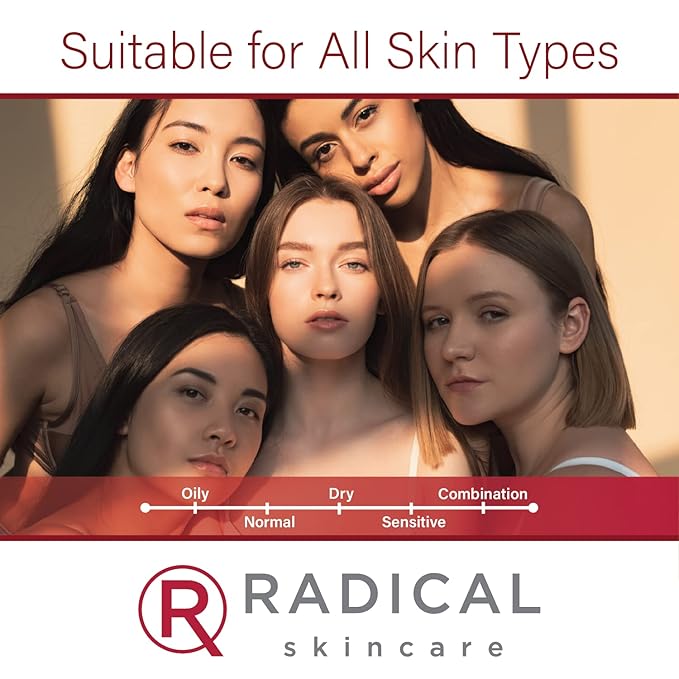 Radical Skincare Eye Revive Creme - 4 in1 Anti-Aging Solution Combats Wrinkles, Dark Circles, Puffiness, & Fine Lines - For All Skin Types Including Sensitive Skin - Paraben Free (0.5 Fl Oz, 2 Pack)