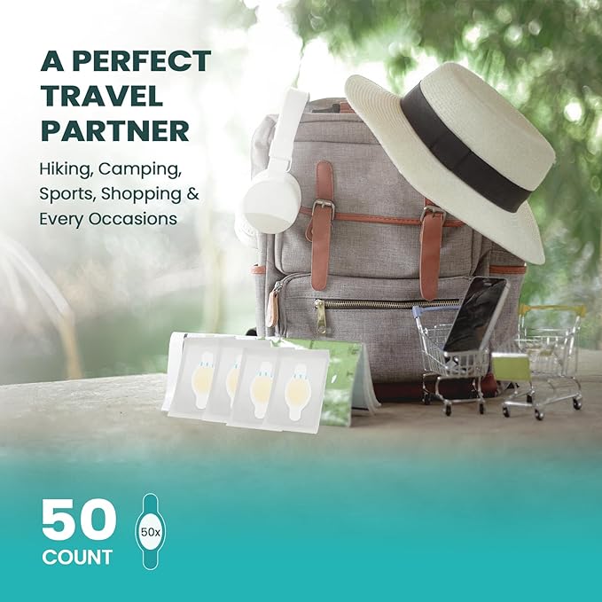 Blister Bandages Pads - 50 ct Blister Cushions - Water Resistant Hydrocolloid Bandage for Foot, Toe, Heel - Gel Blister Bandages for Prevention & Recovery, Toe Pack