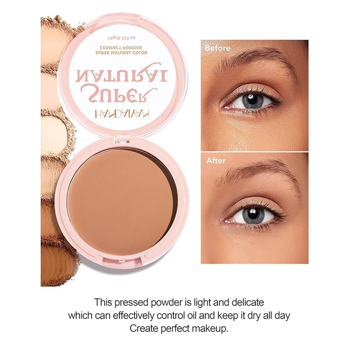 Pressed Face Powder Makeup Mineral Foundation Finishing Powder Pressed Finishing and Setting Powder Loose Setting Powder Makeup #03
