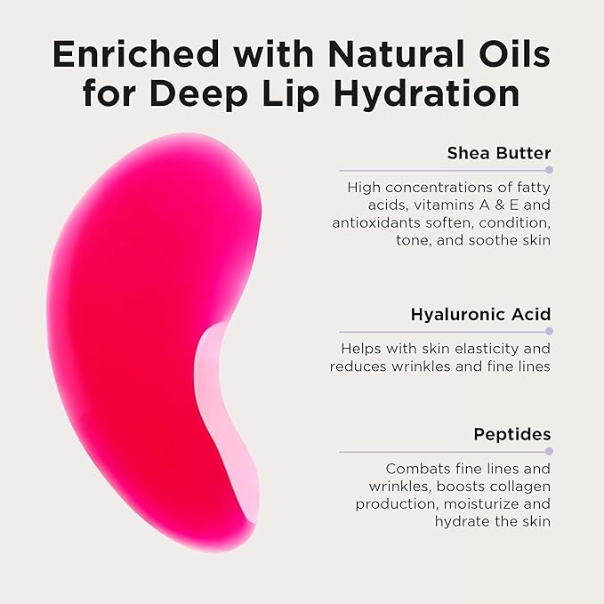 Côte Beauty The Necessity Peptide Lip Shine in Lola - Plumping Coral Lip Gloss with Hyaluronic Acid, Shea Butter & Jojoba Oil - Non-Sticky, Long-Lasting Hydrating Formula