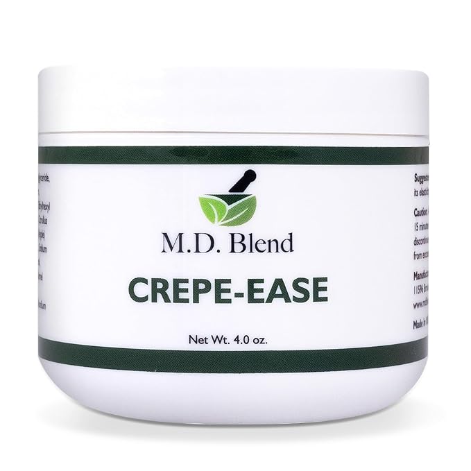 Crepe-Ease - Fragrance Free, Deeply Hydrating Moisturizer Body Butter for Smooth, Firm, Youthful Skin - Powerful Repair Complex with Hyaluronic Acid and Ceramides for Crepey Skin - 4 oz