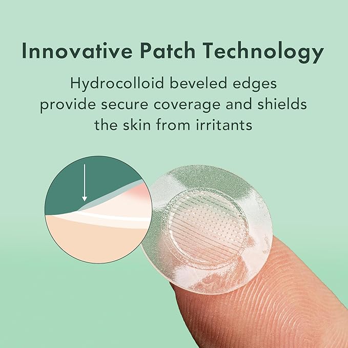 Rael Pimple Patches, Miracle Microcrystal Spot Cover - Hydrocolloid Acne Patch with Tea Tree Oil, Early Stage Zits and Blemish, Korean Skin Care, Vegan, Cruelty Free (27 Count)