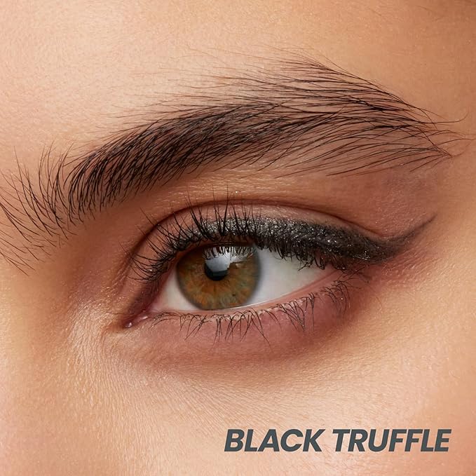 Wonderskin Eyeliner Pencil, 1440 Longwear Black Glitter Eyeliner Pencil - Waterproof, Sharpenable & Smudge Proof