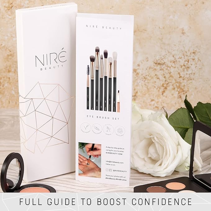 Niré Beauty Most Loved Artistry and Eye Brush Set - Your Best Selection of Makeup Brushes Great for Professionals and Beginners