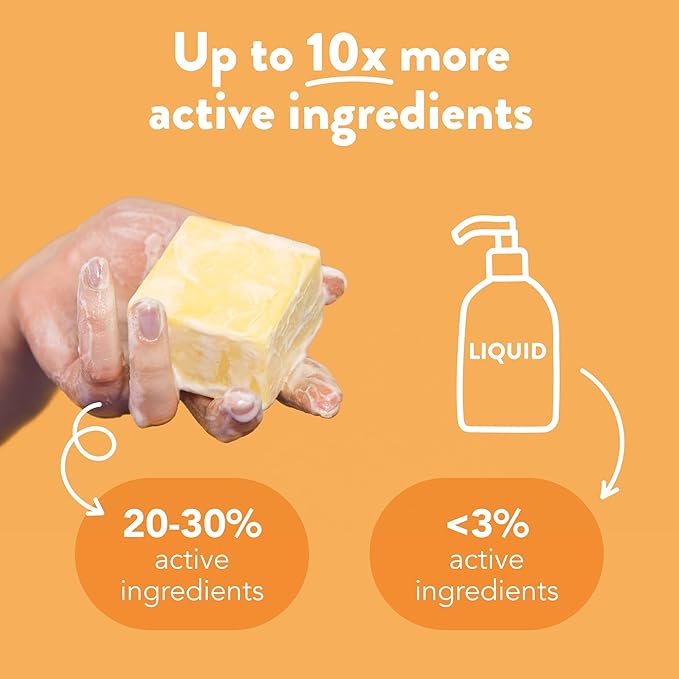 Ethique St Clements -Clarifying Solid Shampoo Bar for Oily Hair - Vegan, Eco-Friendly, Plastic-Free, Cruelty-Free, 3.88 oz (Pack of 1)