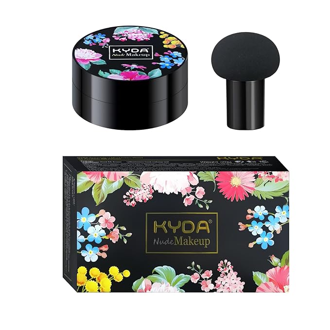 Ownest Mushroom Head Air Cushion BB Cream, Concealer Lasting Nude Makeup Moisturizing Pigment CC Liquid Foundation, Even Skin Tone Makeup Base Primer-Natural