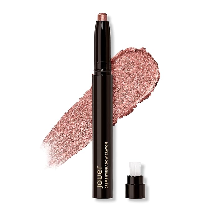 Jouer Crème Eyeshadow Crayon | Men & Women | Built-In Sharpener | Dermatologist Tested | Waterproof, Fast Drying & Crease Resistant Formula