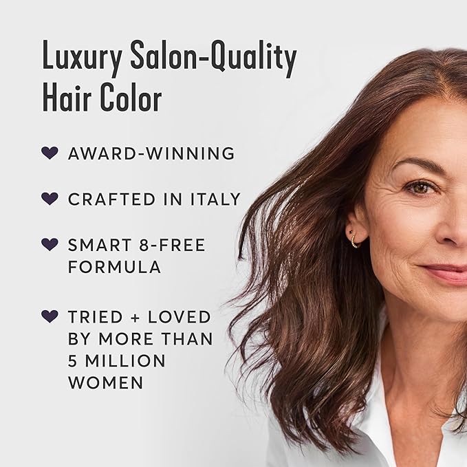 Madison Reed Radiant Hair Color Kit | 4NA Darkest Ash Brown (Messina Brown) for 100% Gray Hair Coverage | Salon Quality Permanent Hair Dye | PPD-Free & Ammonia-Free | (Packaging May Vary) 2 Pack