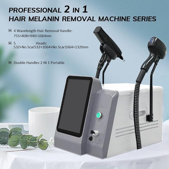 2-in-1 Portable Home Beauty Device, Professional Hair Removal and Comfortable Beauty Machine