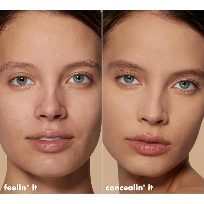 e.l.f. Hydrating Camo Concealer, Lightweight, Full Coverage, Long Lasting, Conceals, Corrects, Covers, Hydrates, Highlights, Medium Peach, Satin Finish, 25 Shades, All-Day Wear, 0.20 Fl Oz