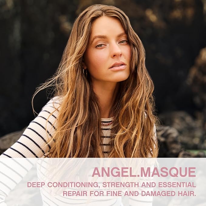 KEVIN.MURPHY ANGEL.MASQUE - Hair Masque for Damaged Hair - For Fine, Dry, Coloured Hair - Deep Conditioning Hair Treatment - With Lotus Flower & Bamboo Extract - Sulphate Free - 200 mL / 6.7 fl oz