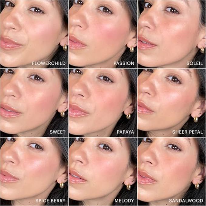 Glo Skin Beauty Blush (Sweet) - Pressed Powder Blush for Cheeks, High Pigment Mineral Face Makeup Creates a Natural, Healthy Glow