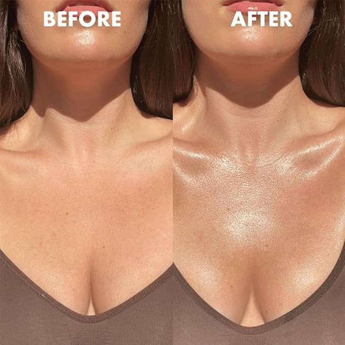 PHOERA Body Luminizer Highlighter, Waterproof Moisturizing and Glow For Face & Body, Face Body Glow Illuminator (2PCS 102 Metallic Gold)