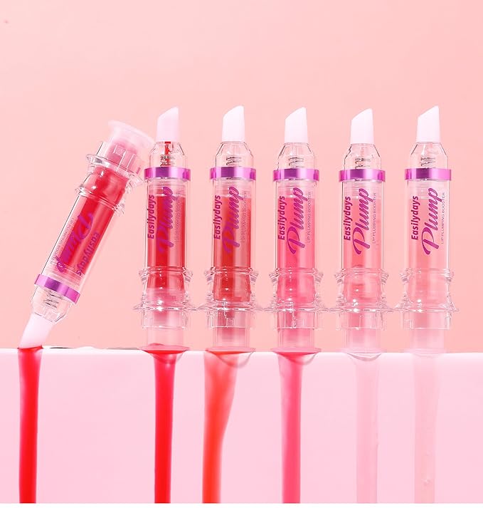 3 Colors Lifter Gloss, Spicy Lip Plumping Booster Lip Glossy Lipstick, Hydrating, Volumizes, High-Shine, Fuller Mirror Lip Glaze, Plump &Pout Lip Plumper for Women Girls, Set #04,05,06