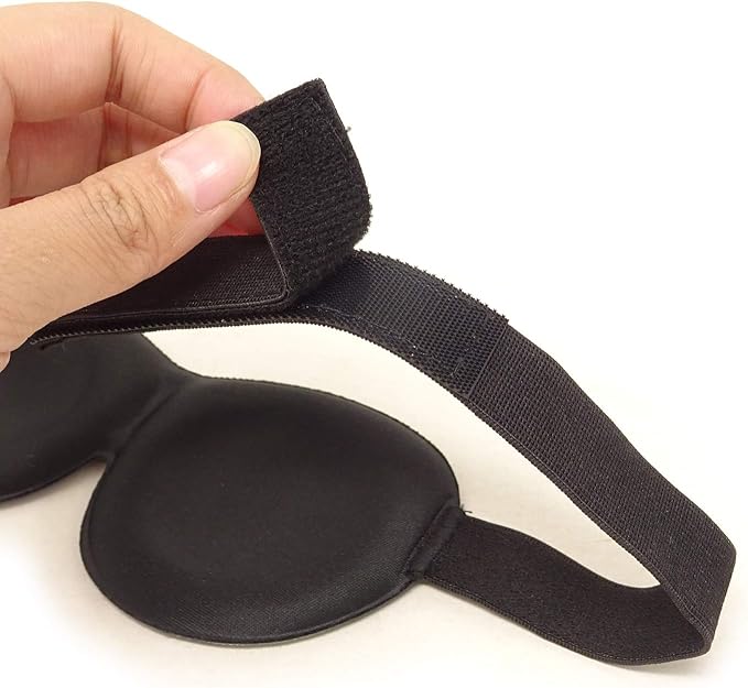 Honbay 3D Funny Eyeshade Soft Sleep Eye Mask with Adjustable Head Strap for Travel, Game, Party, Rest, Sleeping (Woman)