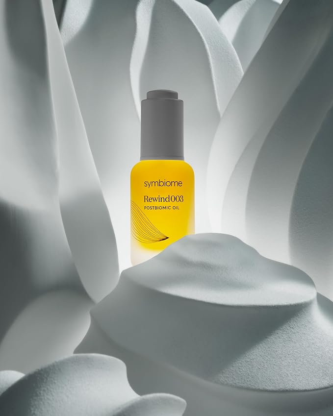 Rewind003 Age-Defying Face Oil, Stimulating and Rehydrating Skin Oil for the Face, Postbiomic Blend Face Oil Moisturizer, Vegan & Organic Face Oil, 30mL
