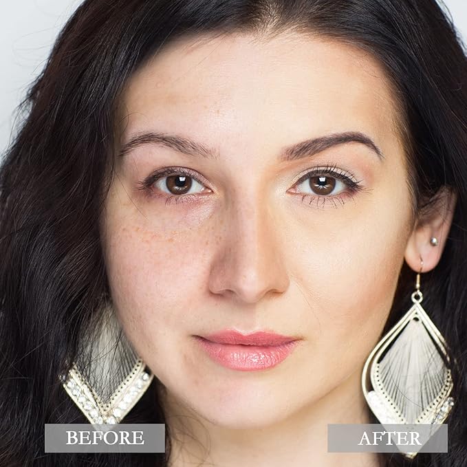 Boobeen Hydrating BB Cream, Full-Coverage Foundation & Concealer, Color Correcting Tinted Moisturizer for All Skin Types - Evens Skin Tone (Ivory White)