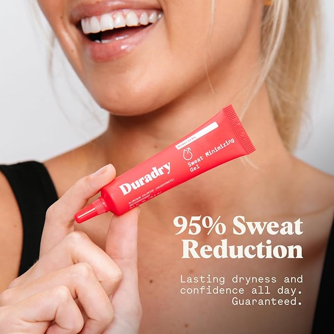 Sweat Minimizing Gel Antiperspirant for Men and Women - Prescription-Strength, Formulated for Excessive Underarm Sweating and Hyperhidrosis - 0.4 Fl Oz