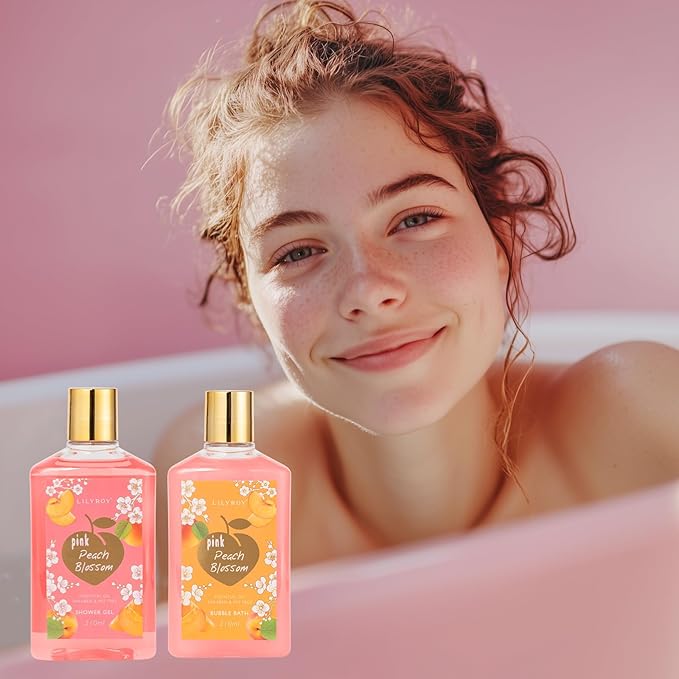 Mothers Day Gifts for Mom -20-Piece Luxury Bath & Body Gift Bath Gift Set for Women, Self Care Kit with Necklace, Diffuser & More | Perfect for Christmas, Birthday, Anniversary, Holiday Gift for Her