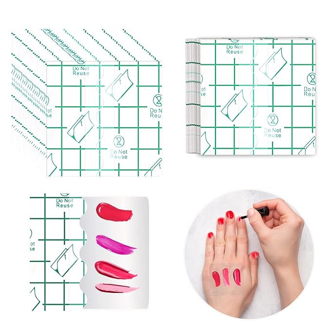 Disposable Makeup Palettes,Makeup Artist Must Haves Adhesive Makeup Mixing Tray Waterproof Tape,Mini Travel Makeup Palette for Women Girls Female Make up (2.4 Inch/140 Pieces)