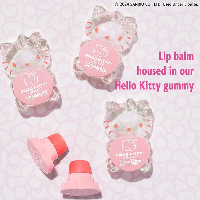 Lip Smacker Hello Kitty Peach-Flavored Gummy Lip Balm | Sanrio Collection | Gifts