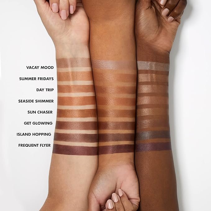 e.l.f. Luminous Putty Bronzer, Lightweight Putty-to-Powder Bronzer For A Radiant, Glowing Finish, Highly Pigmented, Vegan & Cruelty-Free, Vacay Mood