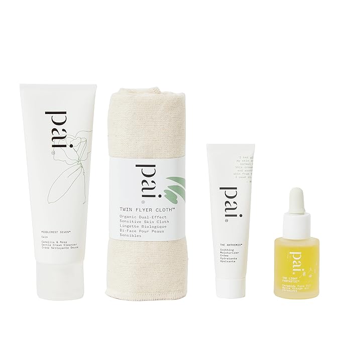 Pai Skincare - Organic 3-Step Calm It Kit For A Soothed Complexion | Natural, Vegan, Sensitive Skincare
