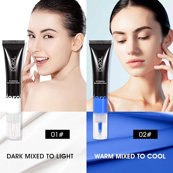 Orange Foundation Mixing Pigment for Adjusting Shade and Color Corrector, Blends Easily With Foundation, Orange Color Corrector for Adjusting Foundation from Cold to Warm (04# Orange)