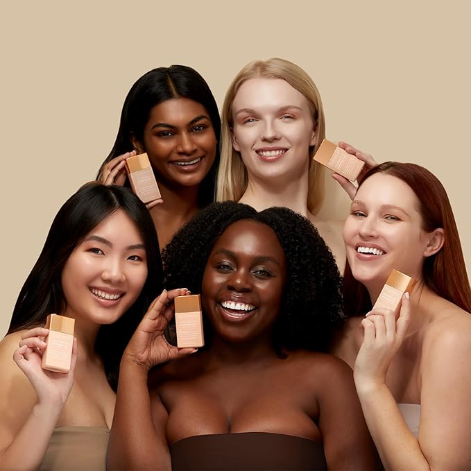 Sigma Beauty Skin Perfector – Hydrating Skin Tint Foundation for Lightweight, Buildable Coverage, With Hyaluronic Acid, Niacinamide Serum, and More (5 Dark Golden Tint, 1.12oz)