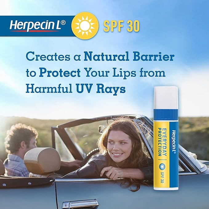 Herpecin L Lip Protectant SPF 30 0.10 oz (Pack of 6)