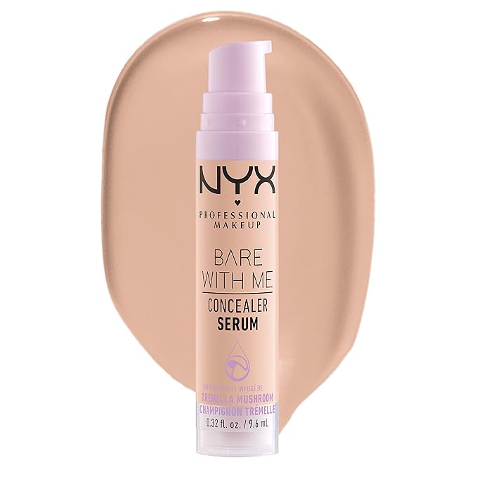 NYX PROFESSIONAL MAKEUP Bare With Me Concealer Serum, Up To 24Hr Hydration - Light