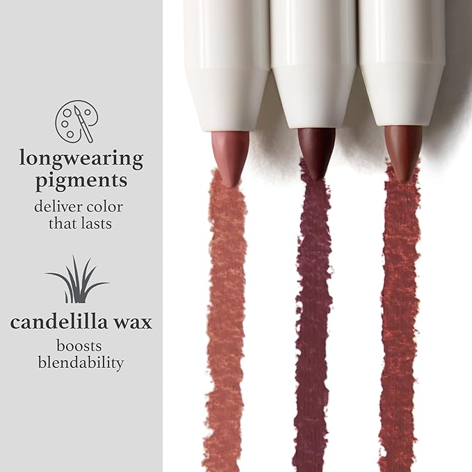 Julep With a Trace Retractable Creamy Long-Lasting Lip Liner, Nostalgic Neutral