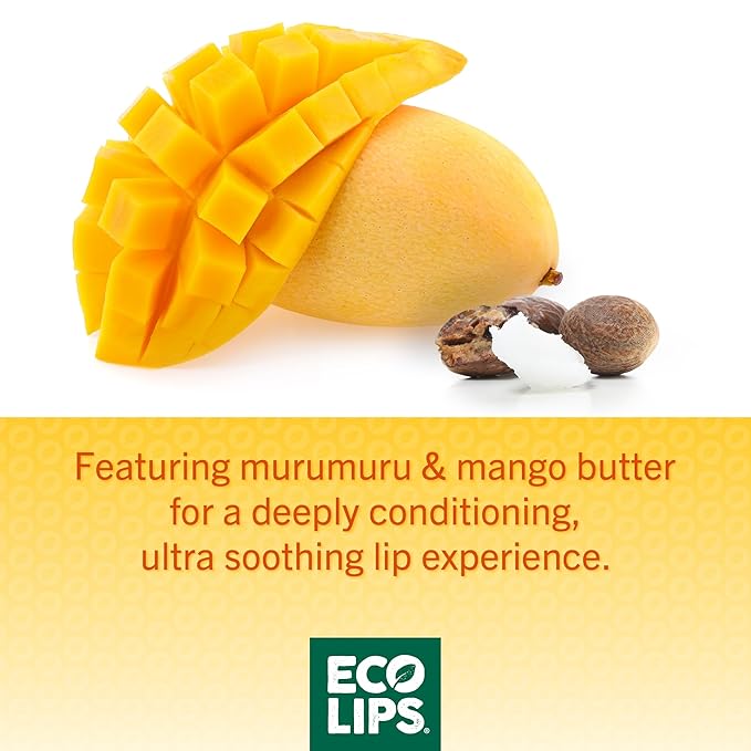 Conditioning Lip Soother Lip Balm with Murumuru Butter and Mango Butter for Deep Conditioning, Variety 3-pack