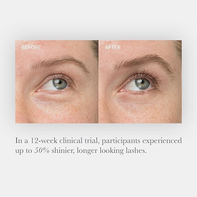 NULASTIN Eyelash Serum for Thicker Looking Lashes - Follicle Fortifying LASH Serum - Clinically Tested Eyelash Enhancing with Keratin - From the Experts in Brows and Lashes (0.1 Fl Oz)