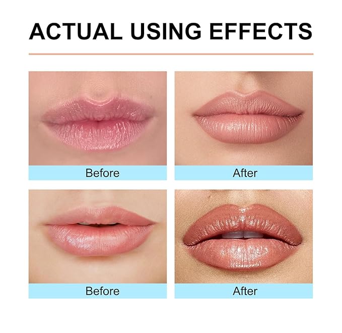 Longwear Peel-off Lip Stain Marker Peel Off with Vitamin E - Smudge-Resistant Lip Liner & Base for All Skin Types (06#)
