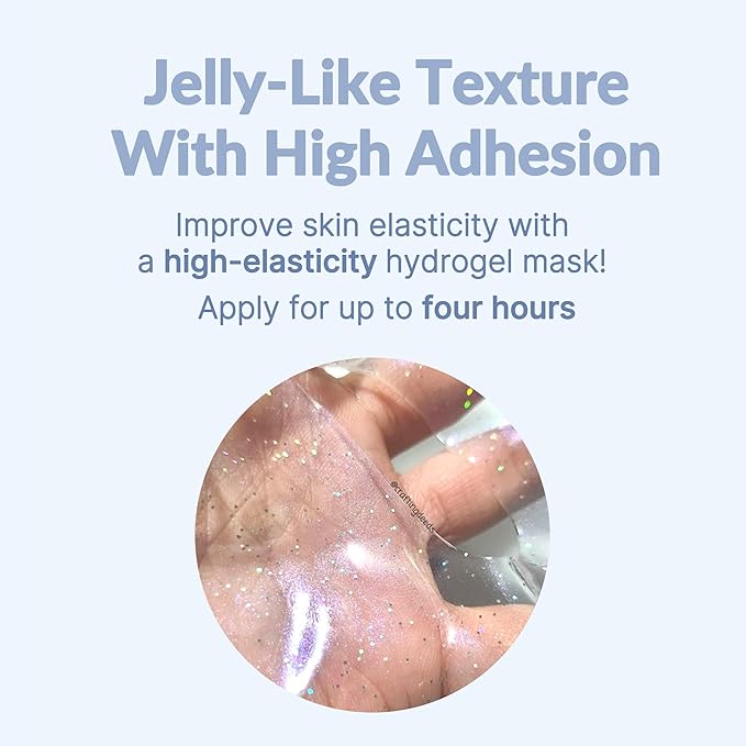 Avocado Heart-Shaped Collagen Under Eye Masks | Brightening Eye Mask Pads w/Hyaluronic Acid & Niacinamide | Hydrogel Depuffing Under Eye Patches for Dark Circles and Puffiness (Pack of 10)