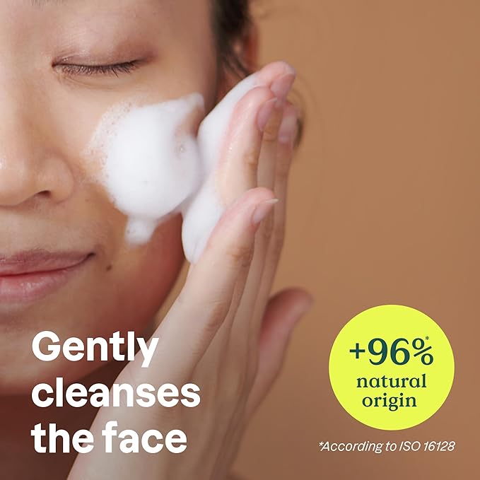 ATTITUDE Micellar Foaming Facial Cleanser, EWG Verified, Dermatologically Tested, Plant and Mineral-Based, Vegan, Unscented, 5 Fl Oz (Pack of 6)