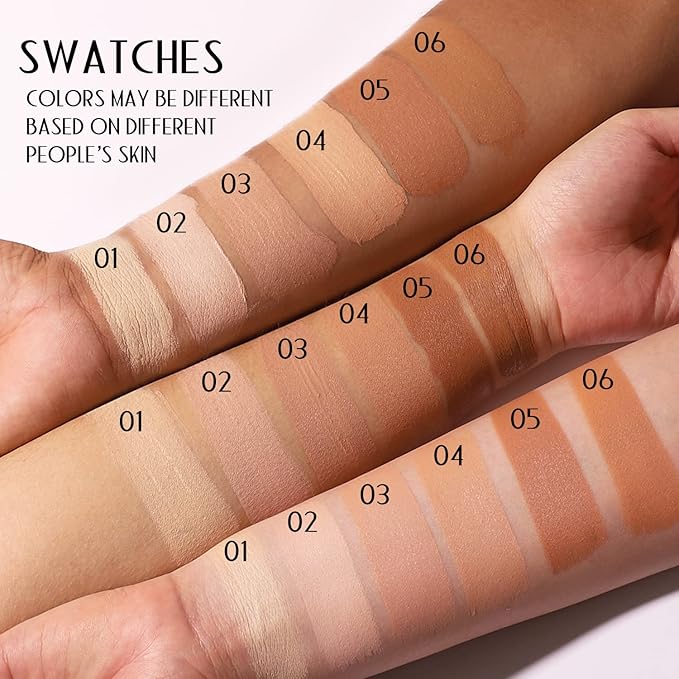 YOUNG VISION Full Coverage Longwear Foundation, Matte Finish, Waterproof, Poreless Liquid Foundation Makeup, 1 fl.oz