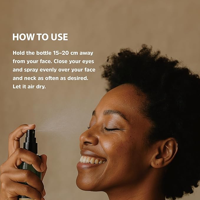 Haberlea Face Mist – Natural Rose-Scented, Alcohol-Free Facial Spray for All-Day Hydration & Pre-Makeup Use – Soothing Toner Mist for Dry, Sensitive Skin – Made in Taiwan – 100ml