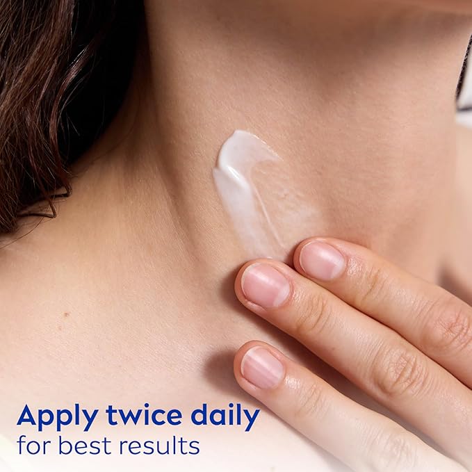 NIVEA Skin Firming & Anti Wrinkle Neck & Chest Cream with Coenzyme Q10, Creatine and Provitamin B5, Skin Firming Cream Reduces the Look of Fine Lines and Wrinkles, 6.7 Oz Tube