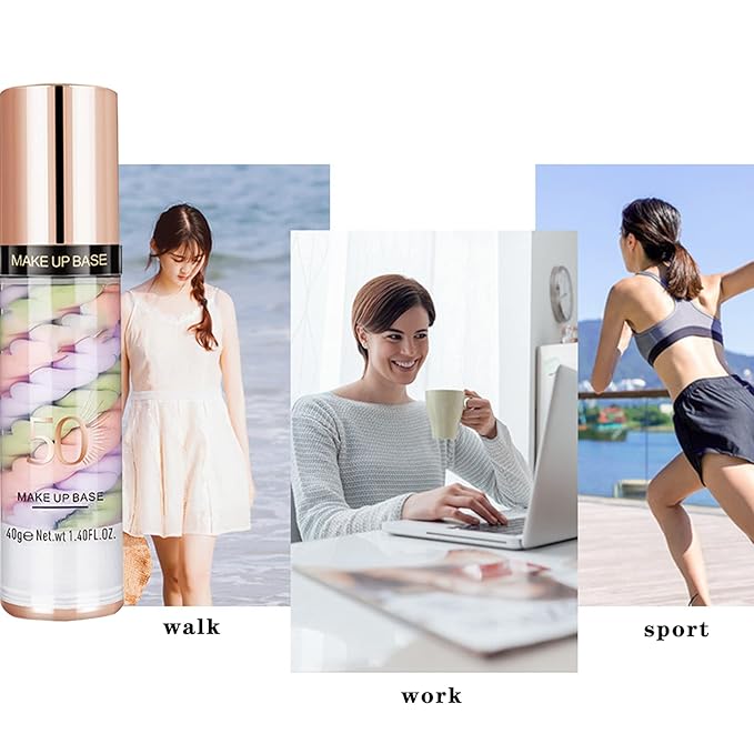 Face Primer,Color Corrector,Isolation Cream,Face Makeup Primer Base,Oil Control,Moisturizing,Concealer,40G