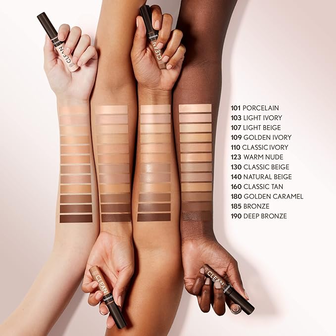 Covergirl Clean Invisible Concealer, Lightweight, Hydrating, Vegan Formula, Porcelain 101, 0.23oz
