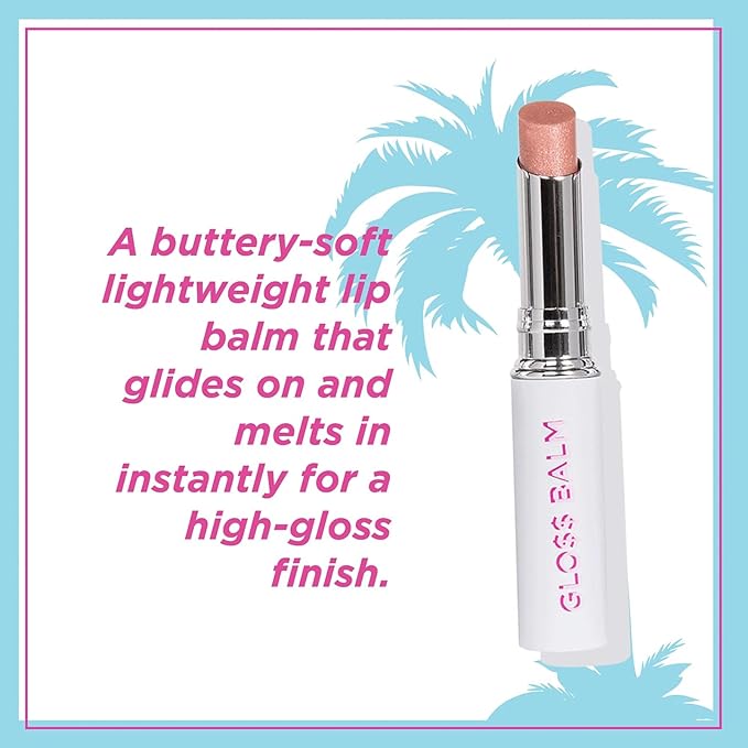 Petite ’n Pretty GLOW Makeup Set for Kids, Tweens and Teens - Includes Cheek & Highlighter Duo, Gloss Lip Balm, and Fully Feathered Volumizing Mascara - Clean Makeup, Made in the USA