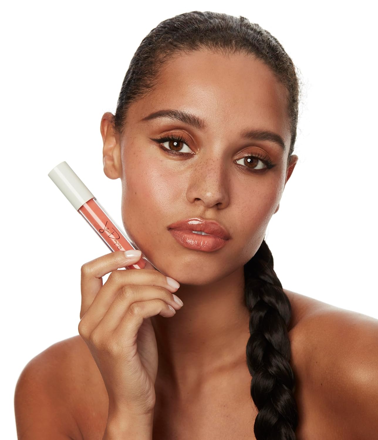 Jillian Dempsey Lip Gloss: Enhance, Hydrate & Smooth Lips with Firming & Plumping Benefits, Vegan, 4ml | Peachy Peach