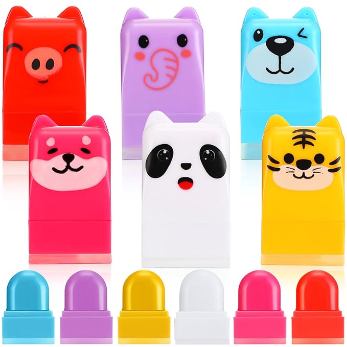 12 Pcs Farm Animals Birthday Lip Balm Gifts for Baby Shower Prizes Gift Baby Shower Favors Genger Reveal Gifts Zoo Theme Birthday Party Favors for Preschool Toddler Boy Girl Classroom Prizes