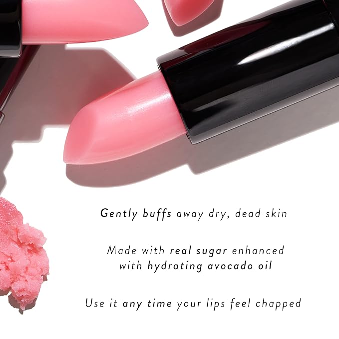 LAURA GELLER NEW YORK Prep-n-Go 2-in-1 Lip Scrub and Lip Oil Tint, Lip Hydrating Oil and Exfoliator, First Place