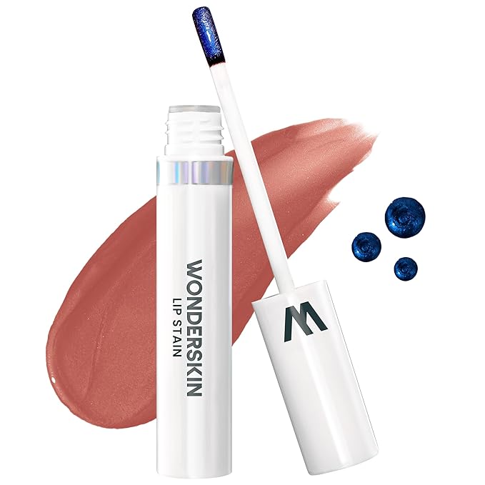 Wonderskin Wonder Blading All Day Lip Stain Peel Off Masque - Long Lasting, Waterproof and Transfer Proof Nude Lip Tint, Matte Finish Peel Off Makeup (Lovely Masque)